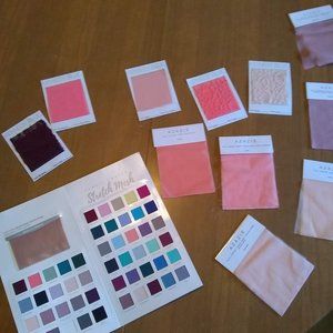 Bridesmaid Dress Swatches: Azazie and Kennedy Blue